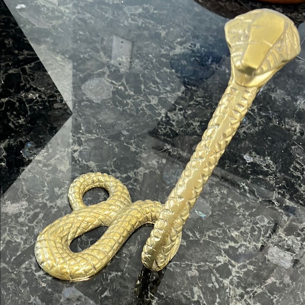 Gold Cobra Reptile Decor